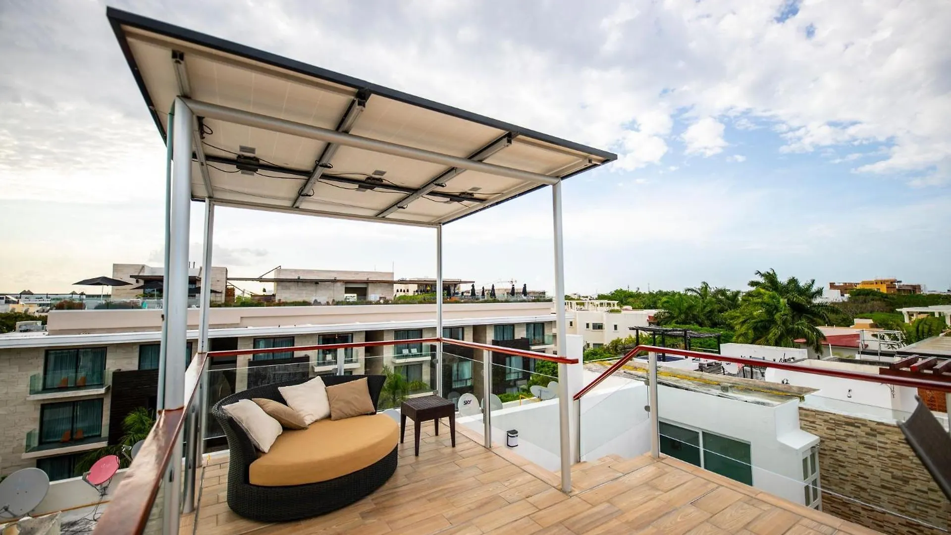 בית נופש Penthouse Beach Holiday Private Jacuzzi Bbq Family Friendly Maid Service